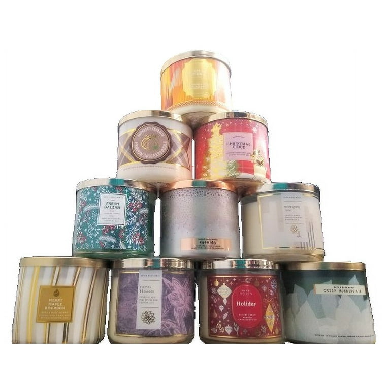 Bath & Body Works 14.5 Oz Scented Soy Wax Candles, 3 Wick