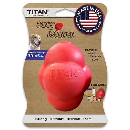 Titan Busy Bounce Dog Toy, Large (Busy Bee Dog Toy Best In Show)