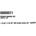 thumbnail image 4 of Premier Boat Graphic Hull Decal 30005571 | 157 3/4 x 10 1/2 Inch (Set of 2), 4 of 4