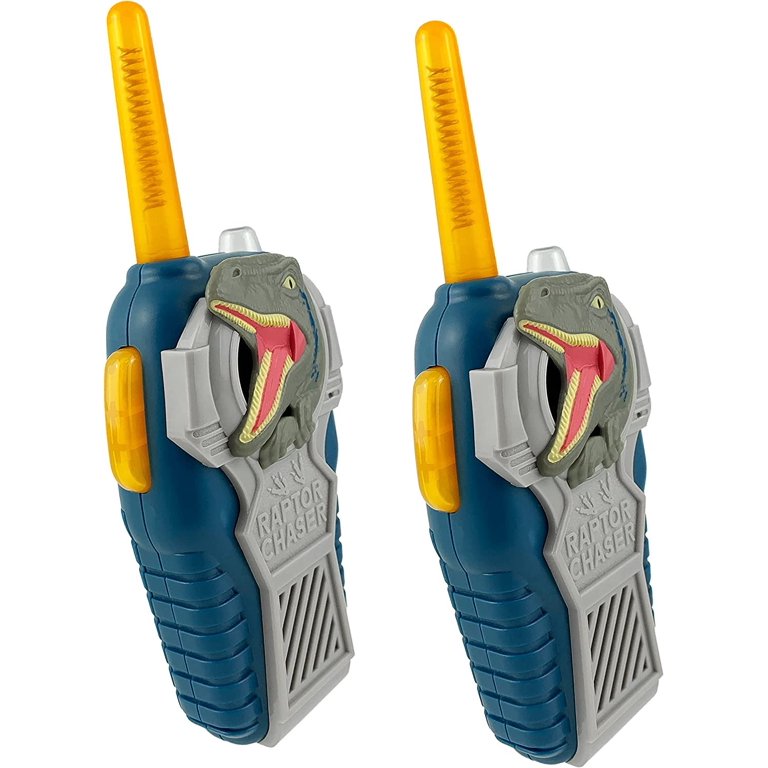 ekids Jurassic World Toy Walkie Talkies for Kids, Static Free