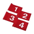 thumbnail image 1 of 4 banderas de golf numeradas, regalo para golfistas, de nailon, números del 1 al 4, para hombres y mujeres, banderas portátiles para practicar putting, 1 of 9