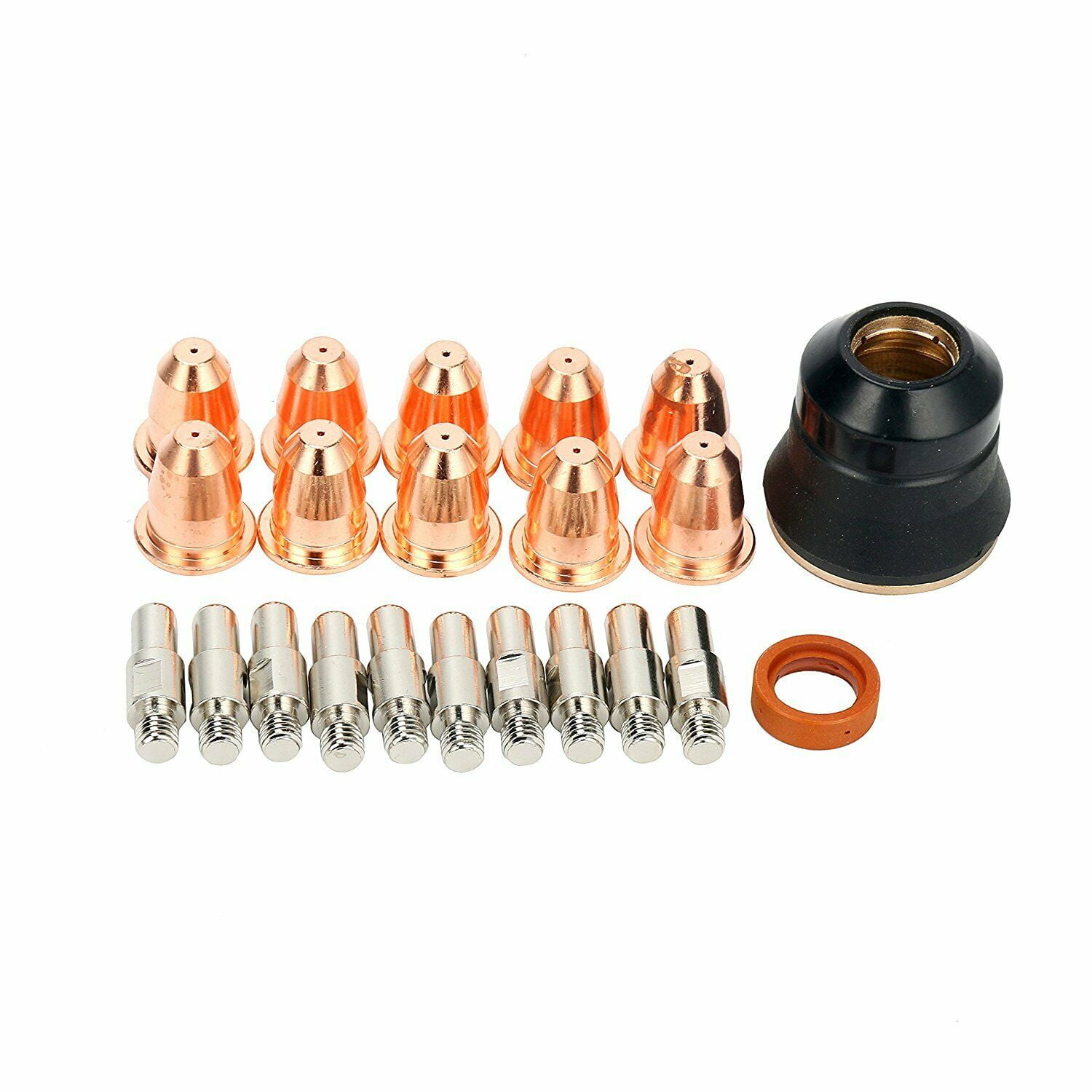 S45 Plasma Torch Head & Tips PD0116-08 & Electrode PR0110 22PCS 