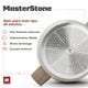 thumbnail image 4 of Ultrachef Arrocera Antiadherente Master Stone Tapadera de Vidrio Templado|Revestimiento de Piedra de Alemania 100% libre de PFOA para estufa de inducción, gas o eléctrica. Olla Baja Blanca 3.8 L 28 cm, 4 of 7