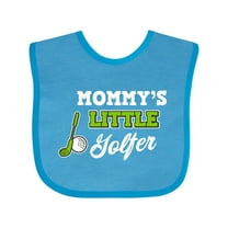 Inktastic Mommy's Little Golfer with Golf Club and Ball Boys or Girls Baby Bib