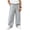 A-Gray, variant on Boy's Baggy Sweatpants Casual Striped Track Pants School Uniform Pant with Pockets for Outdoor Sports 5-15 Years