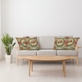 thumbnail image 4 of Ambesonne Retro Throw Pillow Cover 4 Pack, Old Sixties Car Pop Art, 16", Green Red Cream, 4 of 6