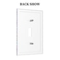 thumbnail image 2 of DouZhe 1-Gang Toggle Switch Wallplate, Pastel Plaid Checkered Decorative Wall Plates, 2 of 7