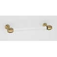 thumbnail image 4 of Alno A870-6 Royale 6" Center To Center Acrylic Bar Solid Brass Cabinet Handle / Drawer, 4 of 5