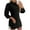 Black, variant on biudgviw Lounge Dresses for Women Loose Collared Buttons down Shirts Dress Fall Baggy Adjustable Long Sleeve Ruched Mini Dress