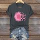 thumbnail image 2 of Blusas de Manga Corta para las Mujeres Divertida Impresión Cuello Redondo Camiseta Vintage, Blusas de Primavera para las Mujeres, 2 of 4