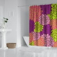 thumbnail image 2 of Waterproof Big Beautiful Dahlia Flowers Art Images Shower Curtain 72x72 Inch Boho Style Polyester Unique Shower Curtain for Bathroom Hotel Home Decor with 12 Plastic Hooks, 2 of 5