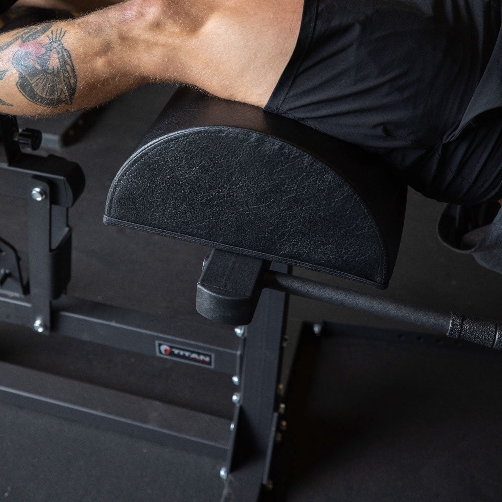Titan Fitness Glute and Ham Developer (GHD), Cross Training Workout Lifting Equipment