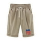 thumbnail image 2 of Puntoco pantalones cortos de verano para mujer pantalones cortos estampados ajustados de cintura alta con bolsillo, pantalones cortos deportivos elásticos, pantalones cortos Características, 2 of 6