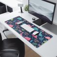 thumbnail image 2 of Long Mouse Pads for Desk,DarkBlue Cartoon Dinosaurs Explorer Desk Mats on Top Of Desks, Desk Mouse Pad Extra Large with 3mm Non-Slip Base and Stitched Edge for Gaming,Work,Home 31.5"x11.8", 2 of 5