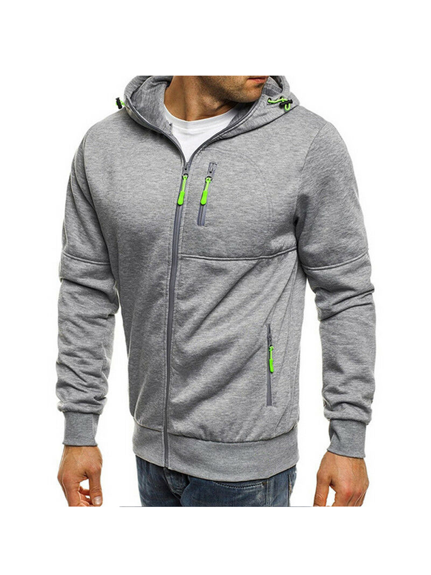 mens grey sweatshirt outfit