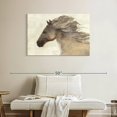 thumbnail image 2 of Elephant Stock Abstract Horse Wall Art - Horizontal Canvas Wall Art - Living Room Wall Decor - Animal Canvas - Beige And Brown Decor By Albena Hristova - 39" x 26", 2 of 8