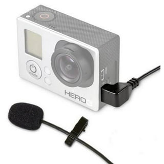 GoPro Pro 3.5mm Mic Adapter FOR GOPRO HERO7 BLACK HD LAVALIER