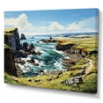 thumbnail image 2 of Designart "Peninsula Cilf Ireland Dingle wall art I" Landscapes Canvas Wall Art, 2 of 5