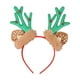 thumbnail image 2 of Cinta de cuerno de reno de Navidad | Pelusa festiva roja dorada verde | Ajuste elástico suave y cómodo | Accesorio ligero para fiestas navideñas | 9,84x8,27 en condecoraciones, 2 of 6