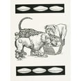 thumbnail image 2 of Percy J. Billinghurst 19x24 Gold Ornate Framed and Double Matted Museum Art Print Titled - A Hundred Anecdotes of Animals Pl 079 (1901), 2 of 4