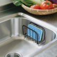 thumbnail image 4 of Organizador para esponja SHFKS para fregadero de cocina, negro, 11 x 5 x 6 cm, 4 of 6
