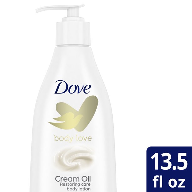 Dove Body Love Cream Oil Restoring Care Body Lotion 13.5 fl oz