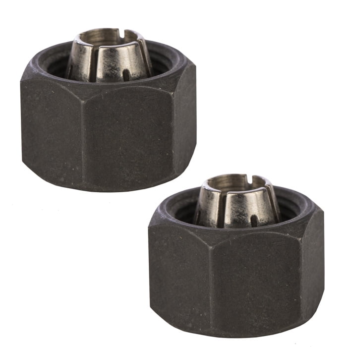 Bosch 2 Pack of Router Replacement 1/4" Collets 26100100722PK