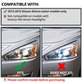 thumbnail image 3 of Spec-D Tuning Chrome Projector Headlights Compatible with 2013-2015 Nissan Altima Sedan, Left + Right Pair Headlamps Assembly, 3 of 6