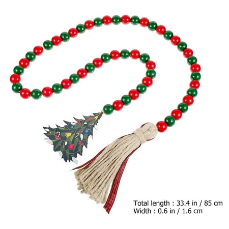 

Xmas Beaded Pendant Xmas Bead Crafts Tired Tray Decor Xmas Ornament Party Supplies