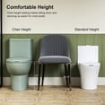 thumbnail image 4 of One-Piece Toilet,Powerful & Quiet Dual Flush Modern Toilet with Comfort Chair Seat,1.1/1.6 GPF,Green, 4 of 9