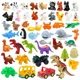 thumbnail image 2 of Bloques de construcción grandes Dinosaurios Rex de Jurassic World Figuras Animales marinos Compatibles Ladrillos grandes Juguetes educativos para niños, 2 of 5