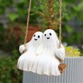 thumbnail image 3 of Halloween Ghost on A Tree Swing Venue Layout Props Ghost Pendant, 3 of 5