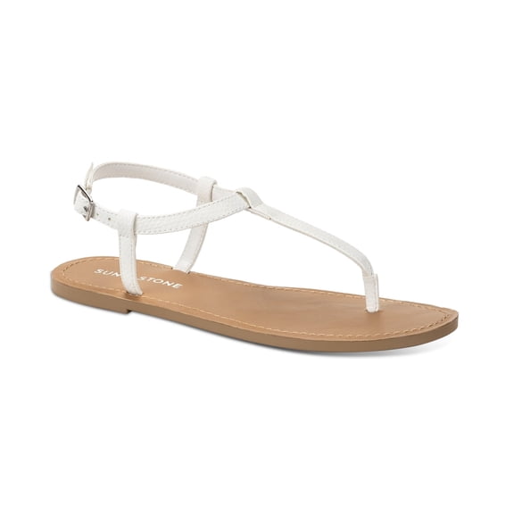 Sun Stone Krisleyy Flat Sandals White 12M