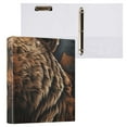 thumbnail image 3 of Bear Mountains Trees 3 Ring Binders 1.5 inch Hardcover File Folders with Interior Pockets A4 Size Organizer for School Office Hospital Set of 2, 3 of 8