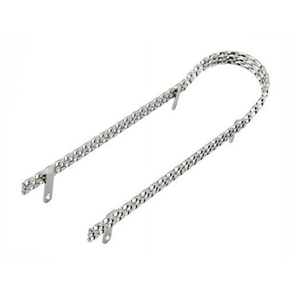 Alta Bicycle Triple Square Twisted Sissy Bar Steel Bicycle Chrome .