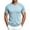 Light Blue, variant on Miqool Men's Athletic T-Shirt Short Sleeve Crew Neck Moisture-Wicking Mesh Panel Quick Dry Workout Top Lightweight Stretch Gym Running Tee