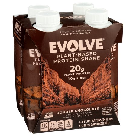 Evolve Classic Chocolate Protein Shakes - Case of 3 - 4/11 OZ