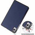 thumbnail image 4 of For Oppo Realme Pad Mini 8.7 Inch For Realme Pad Mini Case 8.7 Inch Tri-Fold Smart Tablet Case, PC Back Slim Case Multi-View Stand Hard Case Folio Case Case Dark Blue, 4 of 4