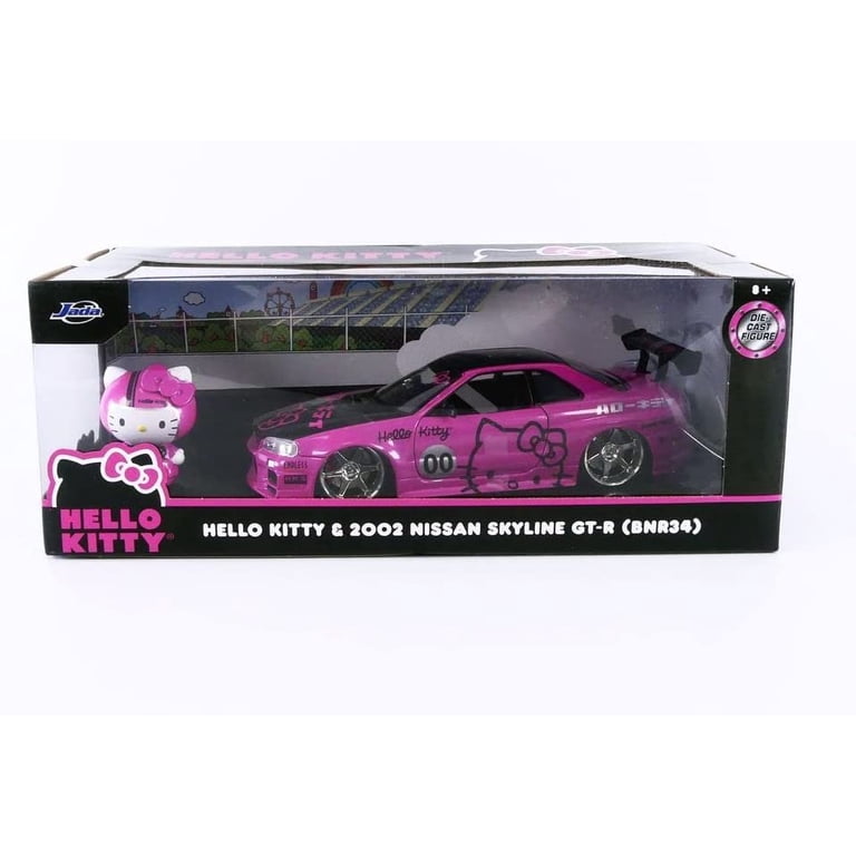 Jada Toys 1:24 Nissan Skyline GT-R R34 Die-cast Car with Hello