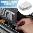thumbnail image 2 of Automatic Engine Oil Cooler No.1041800409 for Mercedes-Benz W202 1994-1997 Aluminum Silver Tone, 2 of 6