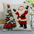 thumbnail image 4 of Christmas Pillowcase (excluding Pillow Core) Adopts Friendly Active Printing And Dyeing Technology The Pattern Color Is Saturated And And The Are V, 4 of 6