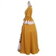 thumbnail image 4 of Outlander Claire Randall Tudor Marie Antoinette Rococo Baroque Victorian Ball Gown Women Yellow Dress, 4 of 6