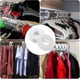 thumbnail image 4 of 20 Pieces Round Clothes Rack Dividers Rack Divider Hangers Closet Hangers Closet Wardrobe Divider For Clothing Size Distinction Clothes, 4 of 4