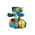 thumbnail image 3 of Fiudx Ofertas Flash Del Día Solo En Línea Robot De Engranaje Mecánico Transparente Eléctrico De Mano, Juguetes Robot Para Niños, Linterna Musical Luminosa Colorida Para Navidad, Día De Halloween, Niñ, 3 of 6