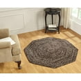 thumbnail image 1 of Better Trends Chenille Tweed Area Rug 100% Polyester, 48" Octagonal, Dove & Chesnut, 1 of 4