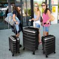 thumbnail image 7 of Clearance! Luggage Suitcase 3 Piece Sets Hardside Carry-on luggage with Spinner Wheels 20"/24"/28", 7 of 7