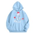 thumbnail image 3 of WILLBEST Sudadera con Capucha para Mujer, Estilo Navideño, con Estampado de Árbol de Navidad y Manga Larga Mediana, 3 of 3