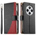 thumbnail image 1 of Funda cartera GANGXUN para Xiaomi Redmi 14C 4G , cuero PU con tarjetero, cremallera, correa de mano, soporte y protección 1051°, 1 of 6