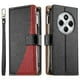 thumbnail image 1 of Funda cartera GANGXUN para Xiaomi Redmi 14C 4G , cuero PU con tarjetero, cremallera, correa de mano, soporte y protección 1051°, 1 of 6