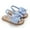 A-4153Sky Blue, variant on MEZZALL Children Toddler Baby Girls Solid Color Bow Beach Shoes Sandals Prewalker Footwear Holiday / 18-24 Months